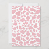 Pink Cowboy Girl Birthday Invitation (Dos)