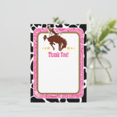 Pink Cowboy Merci Notes (Debout devant)