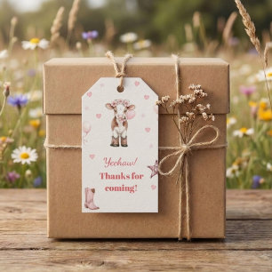 Pink Cowgirl Birthday   Farm Theme 1st  Cadeaulabel