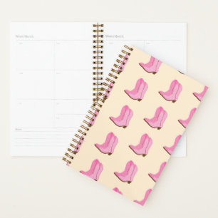 Pink Cowgirl Cowboy Country Texas Ranch Planner