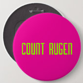 PINK CR-toets Ronde Button 6,0 Cm (Voorkant /achterkant)