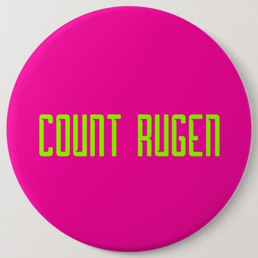 PINK CR-toets Ronde Button 6,0 Cm (Voorkant)