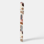 Pink Cream Brown Leopard Case-Mate iPhone Case (Achterkant / Rechts)