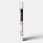 Pink Cream Daisy Flowers Retro Patroon Case-Mate iPhone Case (Achterkant / Links)