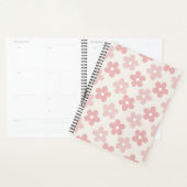 Pink Cream Daisy Flowers Retro Pattern (Devant avec enveloppe)