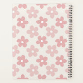 Pink Cream Daisy Flowers Retro Pattern (Dos)