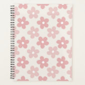 Pink Cream Daisy Flowers Retro Pattern (Devant)