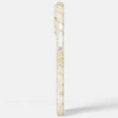 Pink Cream Floral Horse Case-Mate iPhone Case (Achterkant / Links)