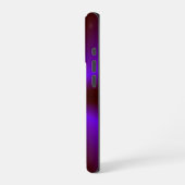 Pink Crimson Paarse regenboog iPhone Hoesje (Linkerkant)