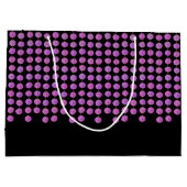 Pink Crystal Strands Monogram Cadeau Sac (Dos)