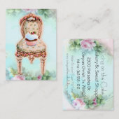 Pink Cupcake Bakou Carte de profil professionnelle (Devant / Derrière)