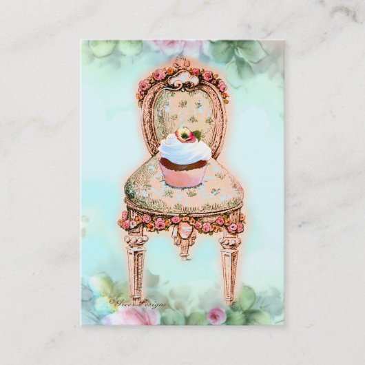 Pink Cupcake Bakou Carte de profil professionnelle (Devant)