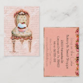 Pink Cupcake Bakou Carte de profil professionnelle (Devant / Derrière)