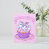 Pink Cupcake~Good Cadeau Carte postale (Debout devant)