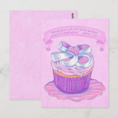 Pink Cupcake~Good Cadeau Carte postale (Devant / Derrière)
