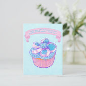 Pink Cupcake~Good Cadeau Écriture Carte postale (Debout devant)