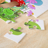 Pink Cupcake Happy Birthday Cupcake Puzzles  (Côté)