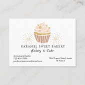 Pink Cupcakes Programme de boulangerie Carte de fi (Dos)