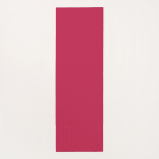 Pink Custom Cute Cherry Print Pattern Coquette Yogamat (Achterkant)