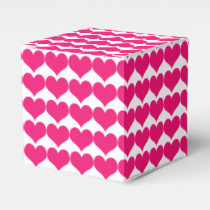 Pink Cute Hearts Motif Ballotins