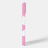 Pink Cute White Daisy IPhone 15 Case (Achterkant / Rechts)