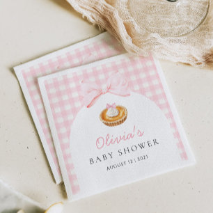 Pink Cutie Pie Baby shower Servet