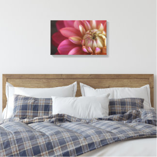 Pink Dahlia Canvas Afdruk