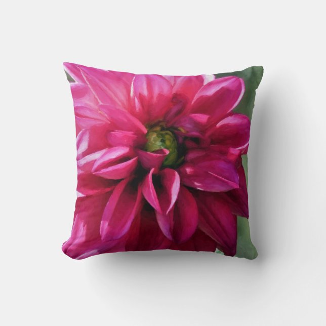 Pink Dahlia - coussin (Recto)
