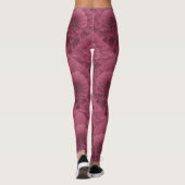 Pink Dahlia Leggings (Achterkant)