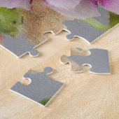 Pink Dahlia Legpuzzel (Zijkant)