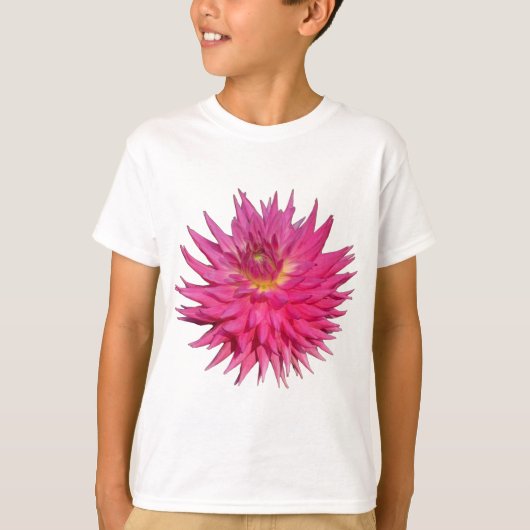 Pink Dahlia T-shirt (Voorkant)