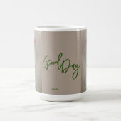 Pink Daises café Mug (Centre)