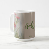 Pink Daises café Mug (Devant gauche)