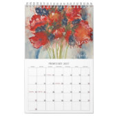 Pink Daises Floral Calendrier 2025 (Feb 2027)