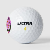 PINK DAISIES GOLFBALLEN (Logo)