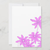 Pink Daisies Graduation Party Invitation (Dos)