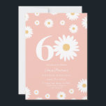 Pink Daisy 60th Birthday Invitation<br><div class="desc">🌼 Célébrez un grand jalon avec notre 60e Invitation anniversaire de marguerite! 🎉 Parfait pour honorer le 60e anniversaire d'un être aimé, cette invitation super présente de belles marguerites et une calligraphie élégante. Personnalisez-le avec tous les détails de la fête pour créer une célébration mémorable et unique. Faites de cet...</div>