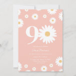 Pink Daisy 90th Birthday Invitation<br><div class="desc">🌼 Célébrez un grand jalon avec notre 90e Invitation anniversaire de marguerite! 🎉 Parfait pour honorer le 90e anniversaire d'un être aimé, cette invitation super présente de belles marguerites et une calligraphie élégante. Personnalisez-le avec tous les détails de la fête pour créer une célébration mémorable et unique. Faites de cet...</div>