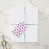 Pink Daisy Cadeaulabel (Met Touw)