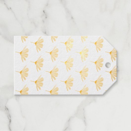 Pink Daisy Cadeaulabels (Voorkant (horizontaal))