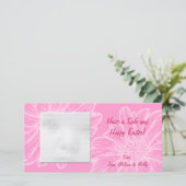 Pink Daisy Cartes photos de Pâques (Debout devant)