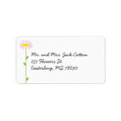 Pink Daisy Etiket (Voorkant)