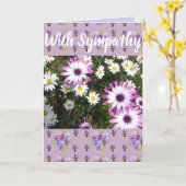 Pink Daisy Flower Floral Congatulation art Kaart (Gele Bloem)