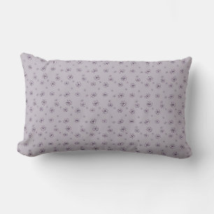 Pink Daisy Flowers Floral on Lavender Print Kussen