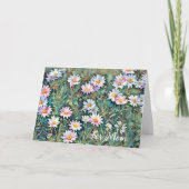 Pink Daisy Flowers Garden Carte de fête des mères (Devant)