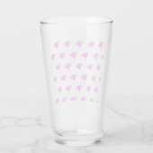 Pink Daisy Glas (Achterkant)