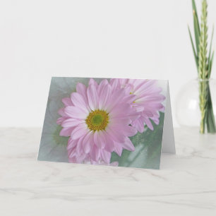 Pink Daisy Kaart