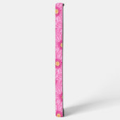 Pink daisy pattern samsung galaxy hoesje (Linkerkant)