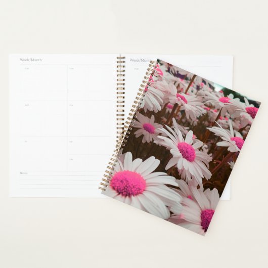 Pink Daisy Planner (Devant avec enveloppe)