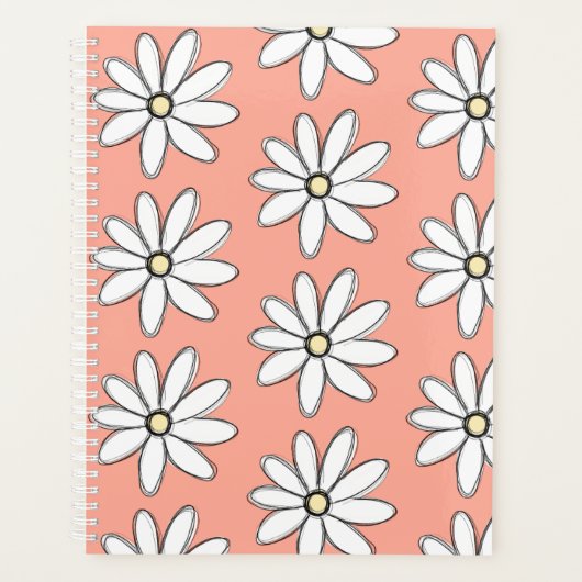 Pink Daisy Planner (Devant)